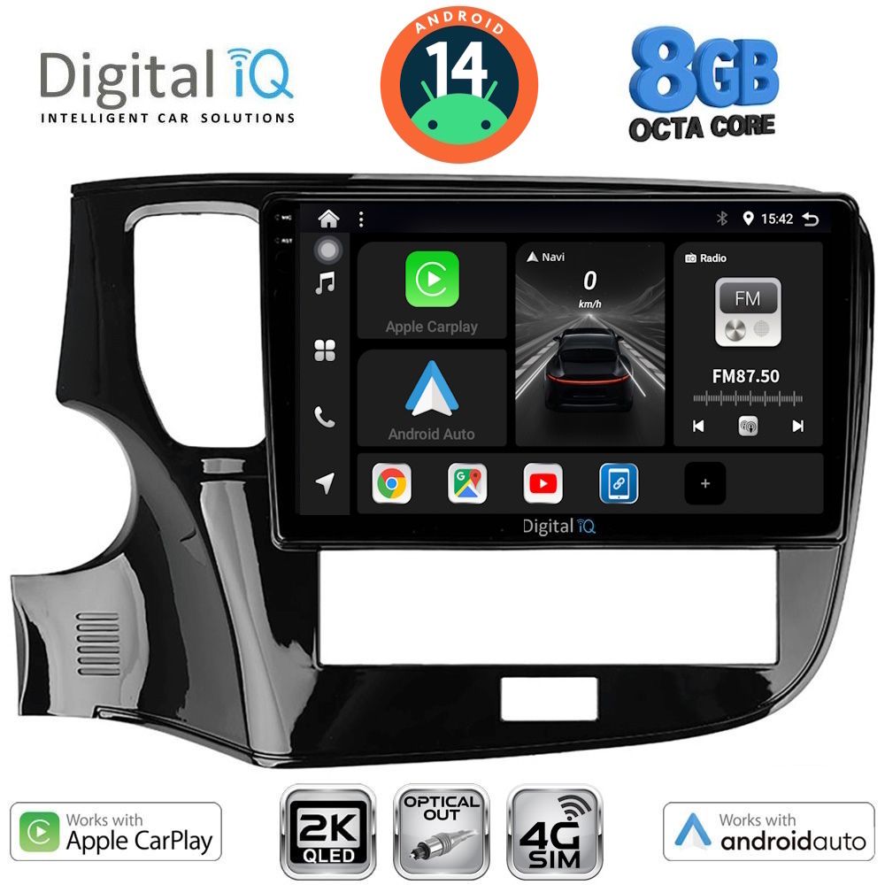 Βλησαρούλης Car Center - DIGITAL IQ BXK 20440_CPAA (10inc) MULTIMEDIA TABLET for MITSUBISHI OUTLANDER mod. 2020-2022
