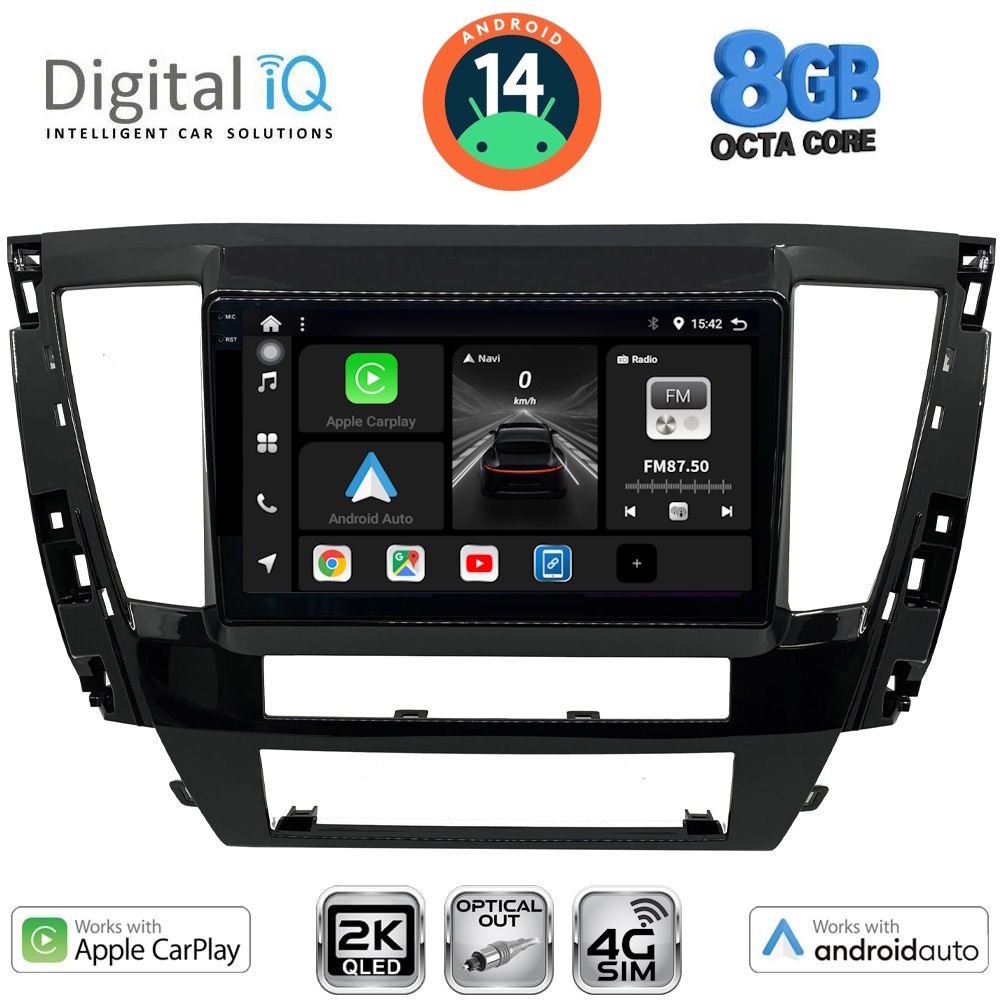 Βλησαρούλης Car Center - DIGITAL IQ BXK 20447S_CPAA (9inc) MULTIMEDIA TABLET for MITSUBISHI PAJERO SPORT mod. 2020>