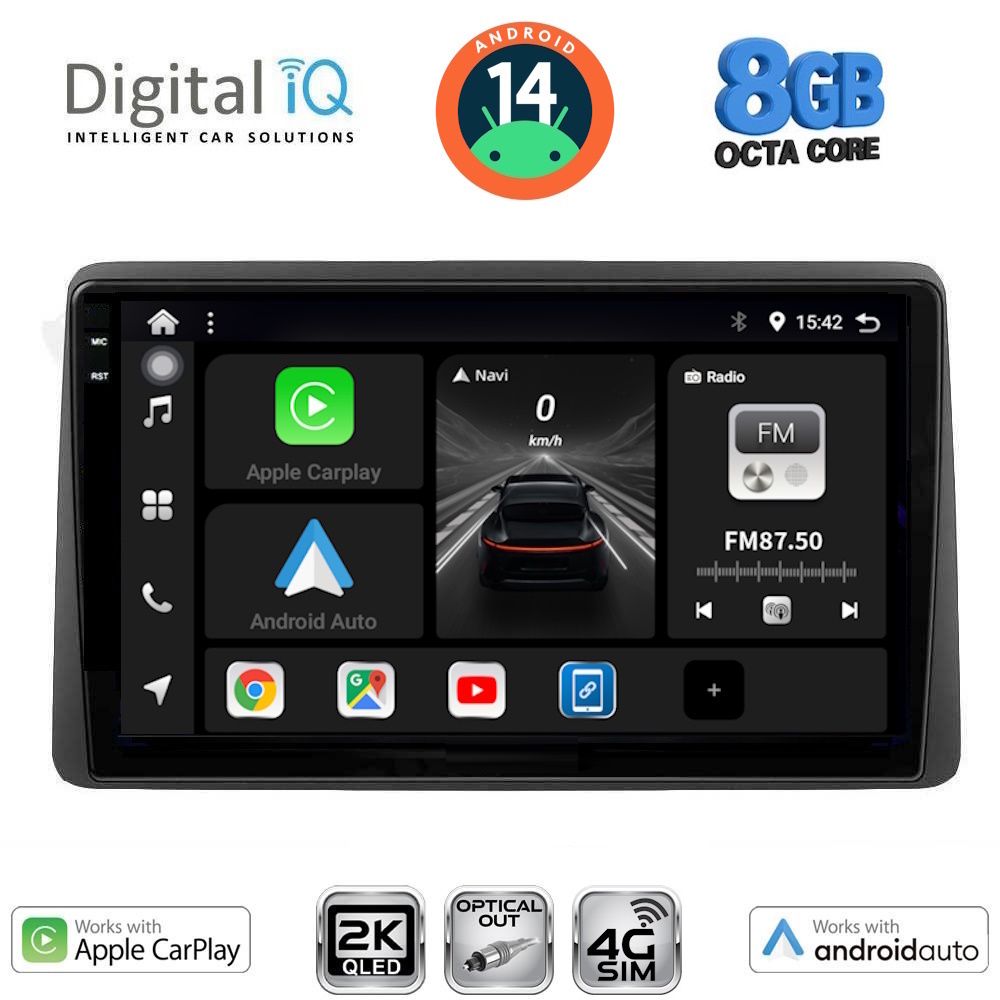 Βλησαρούλης Car Center - DIGITAL IQ BXK 20450_CPAA (10inc) MULTIMEDIA TABLET for NISSAN NAVARA D22 mod. 1998-2004