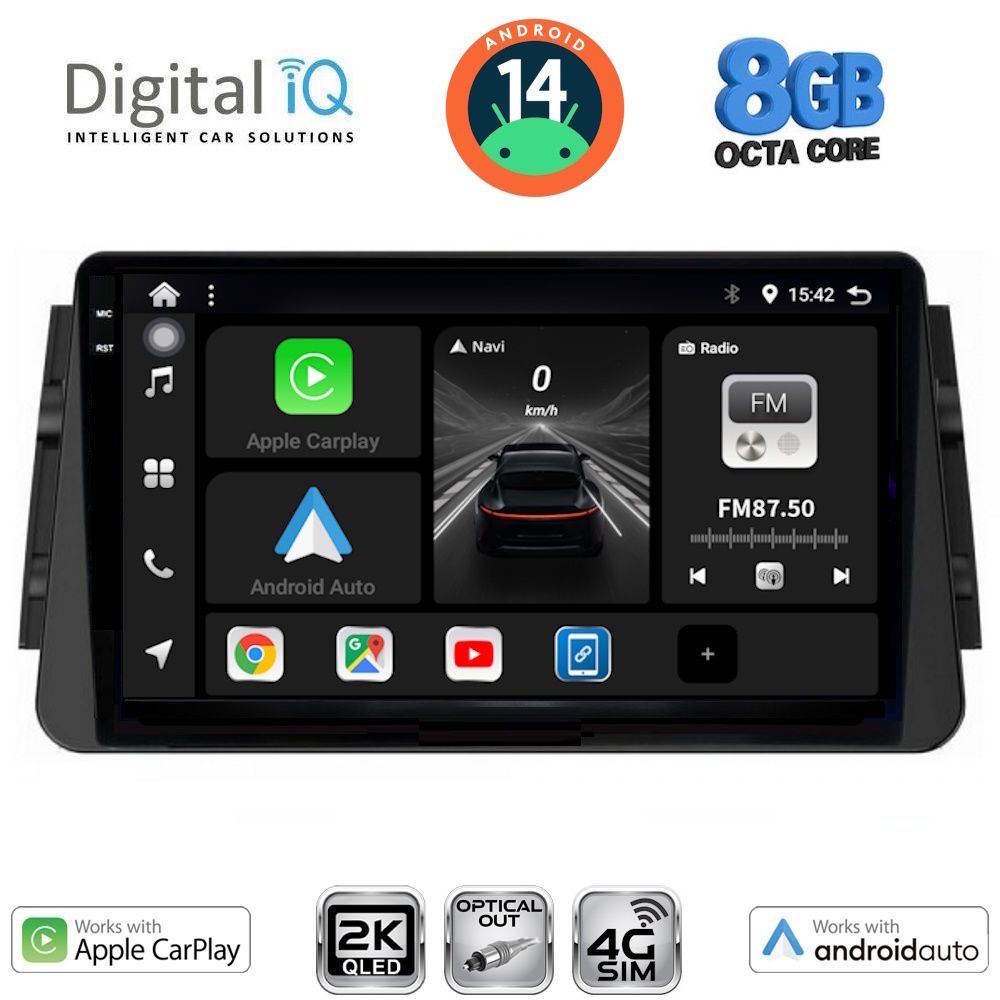 Βλησαρούλης Car Center - DIGITAL IQ BXK 20460_CPAA (9inc) MULTIMEDIA TABLET for NISSAN MICRA mod. 2017>