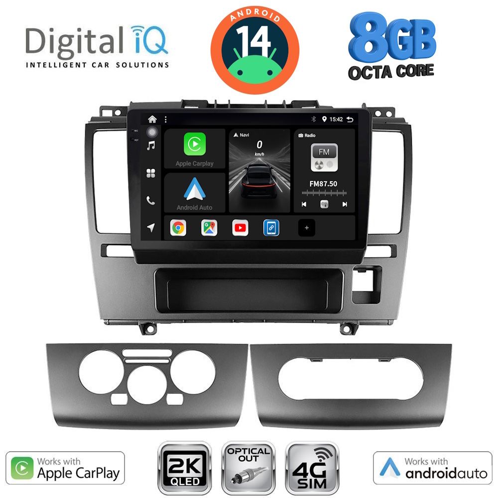 Βλησαρούλης Car Center - DIGITAL IQ BXK 20465_CPAA (9inc) MULTIMEDIA TABLET for NISSAN TIDA mod. 2004>