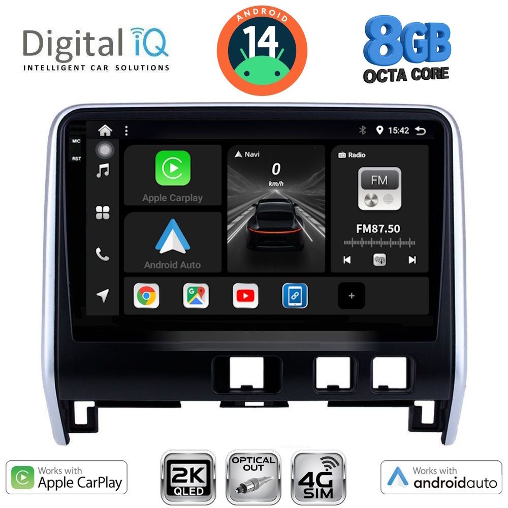 Βλησαρούλης Car Center - DIGITAL IQ BXK 20471_CPAA (10inc) MULTIMEDIA TABLET for NISSAN SERENA mod. 2016>