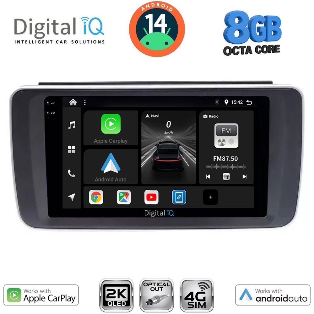 Βλησαρούλης Car Center - DIGITAL IQ BXK 20473_CPAA (9inc) MULTIMEDIA TABLET for NISSAN LEAF mod. 2018>