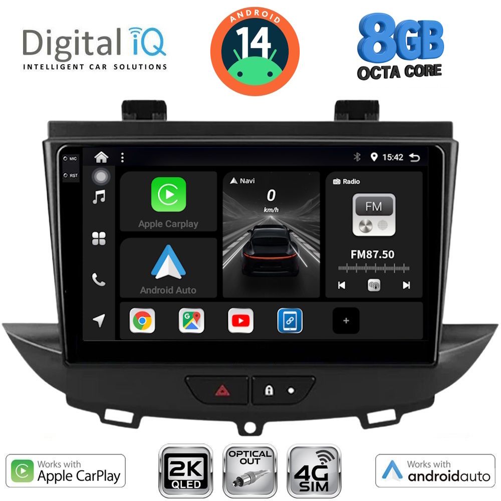 Βλησαρούλης Car Center - DIGITAL IQ BXK 20490_CPAA (9inc) MULTIMEDIA TABLET for OPEL CROSSLAND – GRANDLAND mod. 2017>