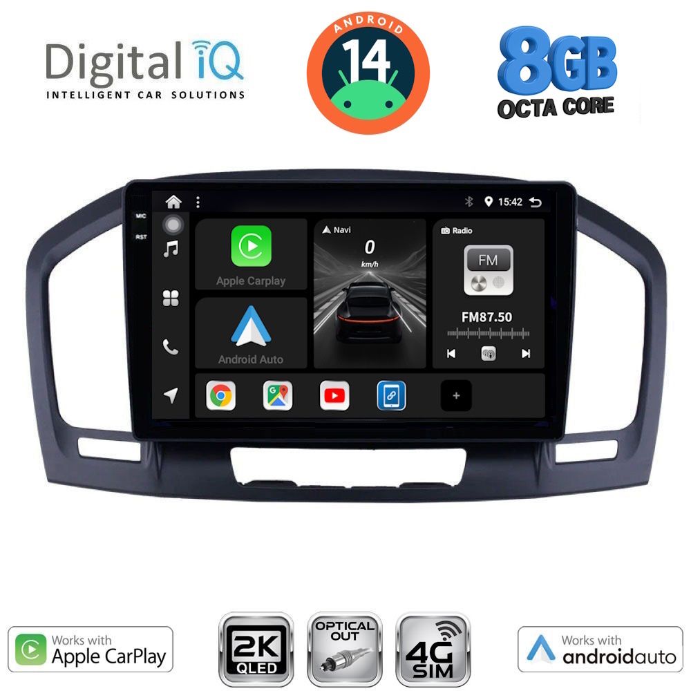 Βλησαρούλης Car Center - DIGITAL IQ BXK 20491_CPAA (9inc) MULTIMEDIA TABLET for OPEL INSIGNIA  mod.2008-2013