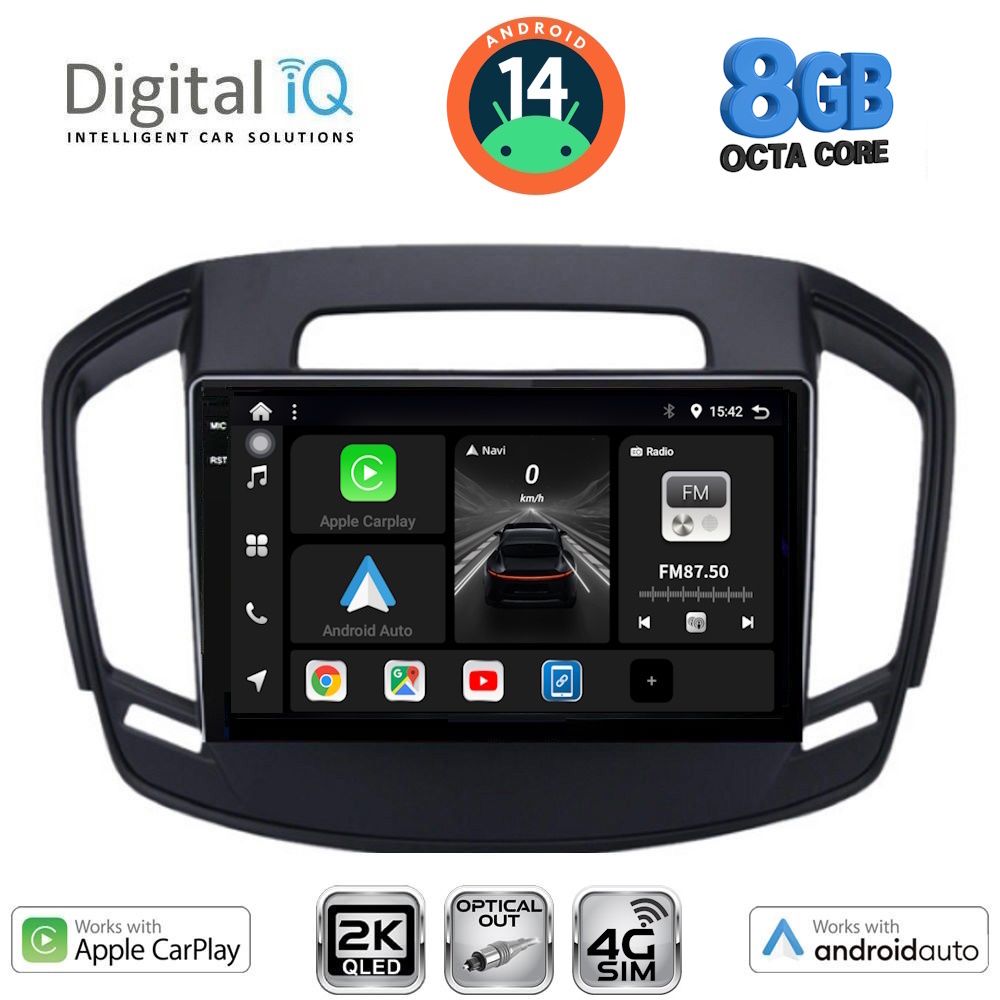 Βλησαρούλης Car Center - DIGITAL IQ BXK 20492_CPAA (9inc) MULTIMEDIA TABLET for OPEL INSIGNIA  mod.2014-2017