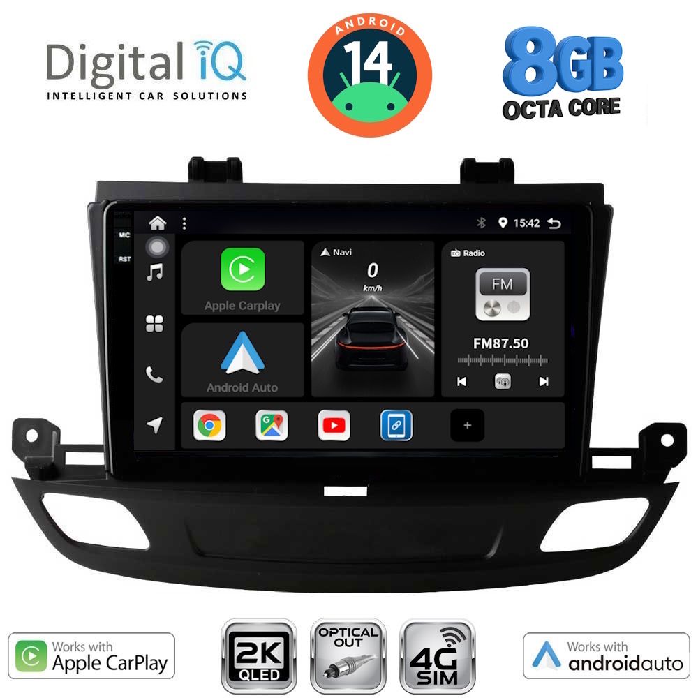 Βλησαρούλης Car Center - DIGITAL IQ BXK 20493_CPAA (9inc) MULTIMEDIA TABLET for OPEL INSIGNIA mod. 2018>