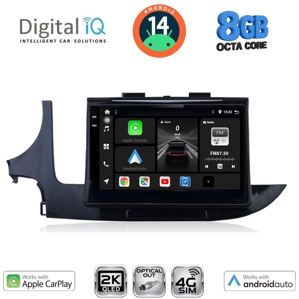 Βλησαρούλης Car Center - DIGITAL IQ BXK 20497_CPAA (9inc) MULTIMEDIA TABLET for OPEL MOKKA mod. 2016-2021