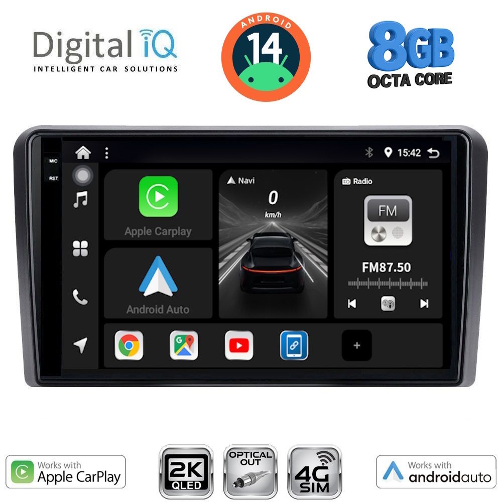 Βλησαρούλης Car Center - DIGITAL IQ BXK 20510_CPAA (9inc) MULTIMEDIA TABLET for CITROEN - PEUGEOT - TOYOTA