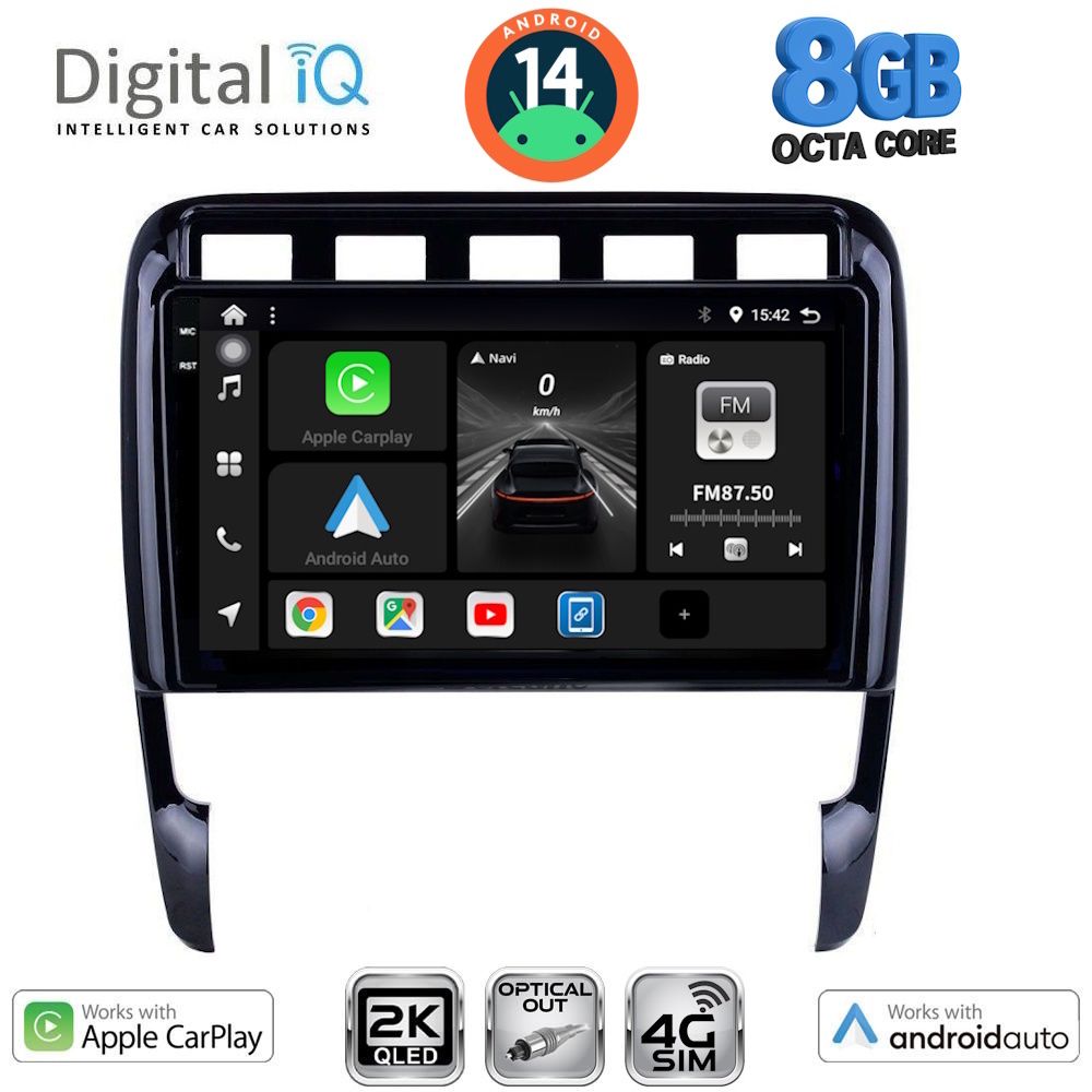 Βλησαρούλης Car Center - DIGITAL IQ BXK 20535_CPAA (9inc) MULTIMEDIA TABLET for PORSCHE CAYENNE mod. 2002-2011