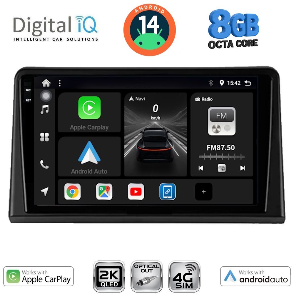 Βλησαρούλης Car Center - DIGITAL IQ BXK 20548_CPAA (9inc) MULTIMEDIA TABLET for RENAULT EXPRESS mod. 2020>