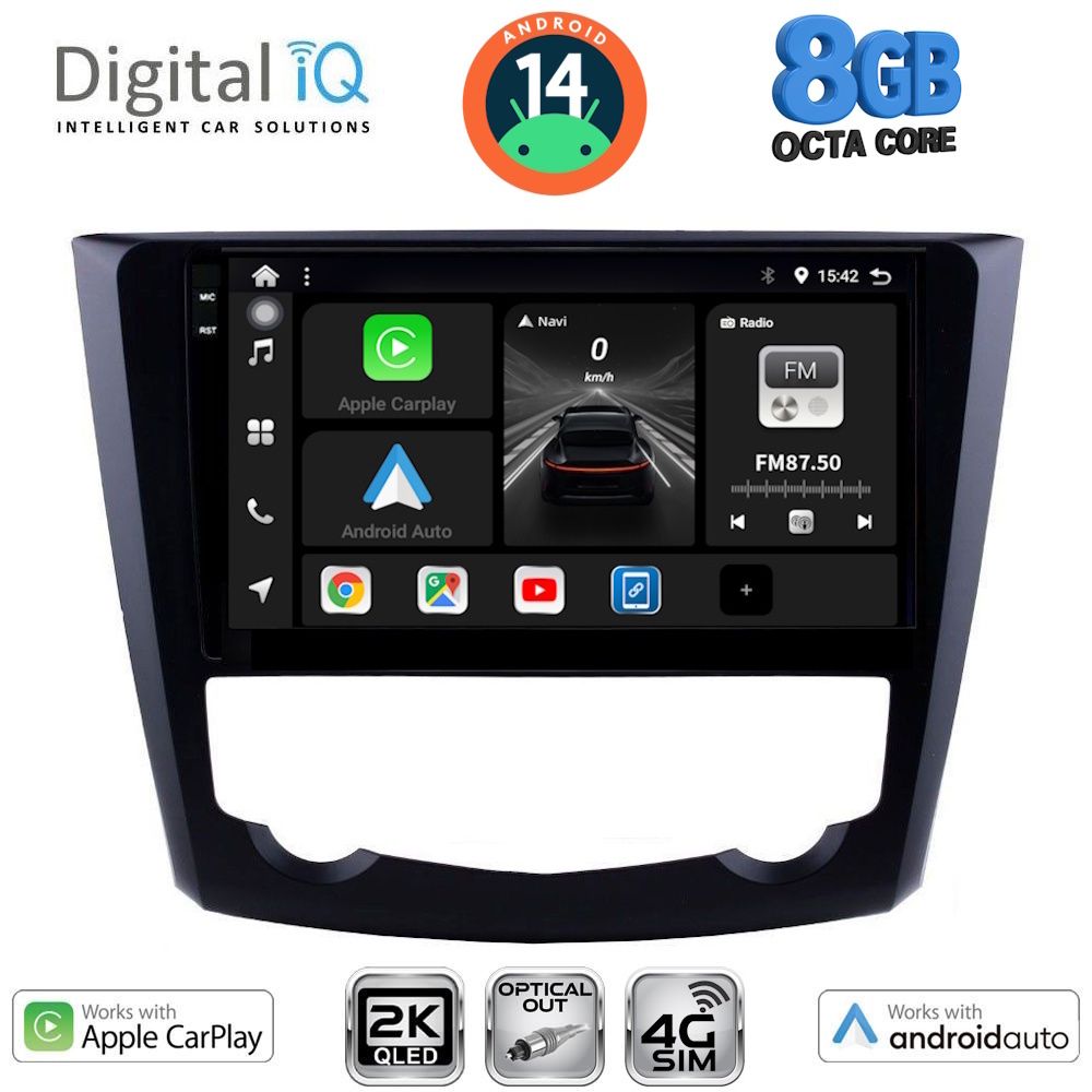 Βλησαρούλης Car Center - DIGITAL IQ BXK 20549_CPAA (9inc) MULTIMEDIA TABLET for RENAULT KADJAR mod. 2015>