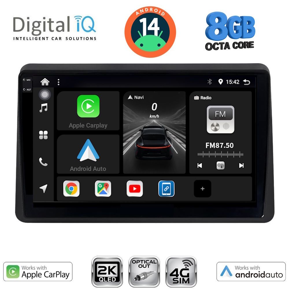 Βλησαρούλης Car Center - DIGITAL IQ BXK 20553_CPAA (10inc) MULTIMEDIA TABLET for NISSAN NV400 – OPEL MOVANO – RENAULT MASTER mod. 2020>