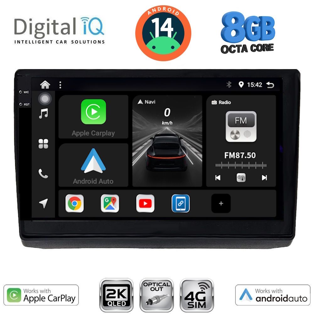 Βλησαρούλης Car Center - DIGITAL IQ BXK 20558_CPAA (10inc) MULTIMEDIA TABLET for OPEL VIVARO – RENAULT TRAFIC - NISSAN PRIMASTAR mod. 2004-2015