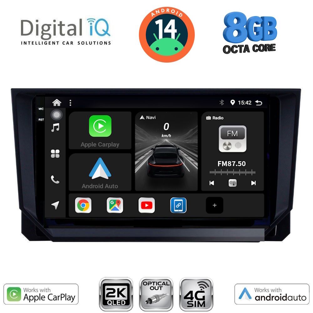 Βλησαρούλης Car Center - DIGITAL IQ BXK 20573_CPAA (9inc) MULTIMEDIA TABLET for SEAT ARONA - IBIZA mod. 2018>