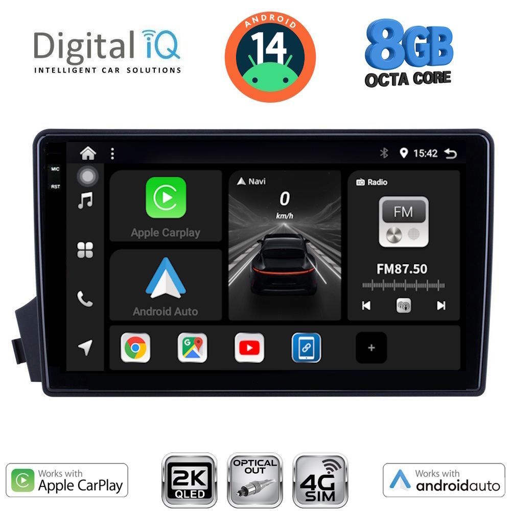 Βλησαρούλης Car Center - DIGITAL IQ BXK 20650_CPAA (9inc) MULTIMEDIA TABLET SSANGYANG ACTYON - KYRON mod. 2006-2015