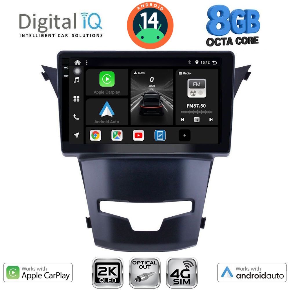 Βλησαρούλης Car Center - DIGITAL IQ BXK 20653_CPAA (9inc) MULTIMEDIA TABLET SSANGYANG KORANDO mod. 2014>