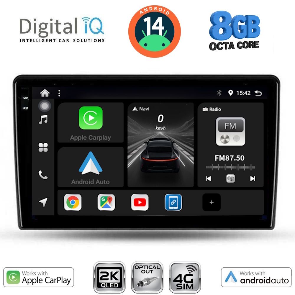 Βλησαρούλης Car Center - DIGITAL IQ BXK 20656_CPAA (9inc) MULTIMEDIA TABLET for SSANGYANG REXTON mod. 2002-2006