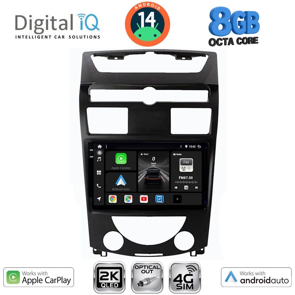 Βλησαρούλης Car Center - DIGITAL IQ BXK 20657_CPAA (10inc) MULTIMEDIA TABLET SSANGYANG REXTON mod. 2006-2015