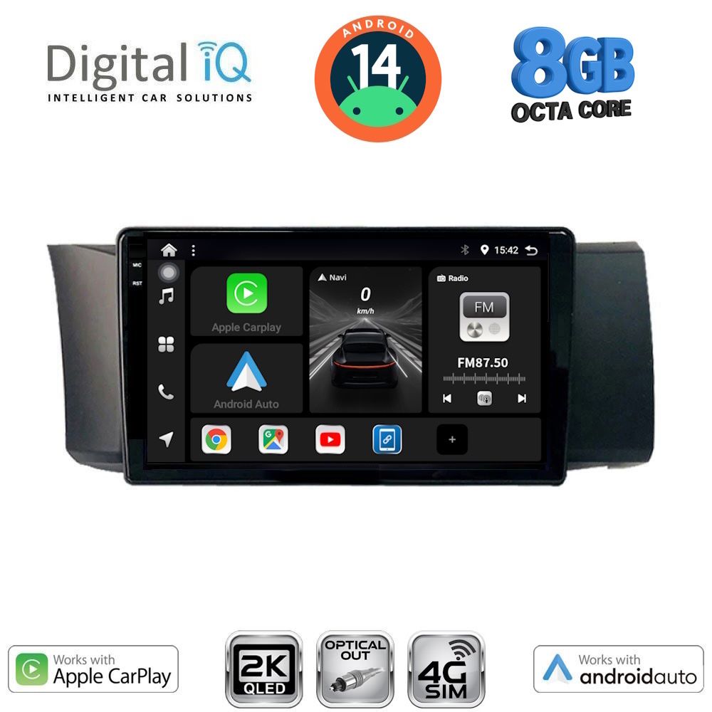Βλησαρούλης Car Center - DIGITAL IQ BXK 20669_CPAA (9inc) MULTIMEDIA TABLET for TOYOTA GT86 - SUBARU BRZ mod. 2012>