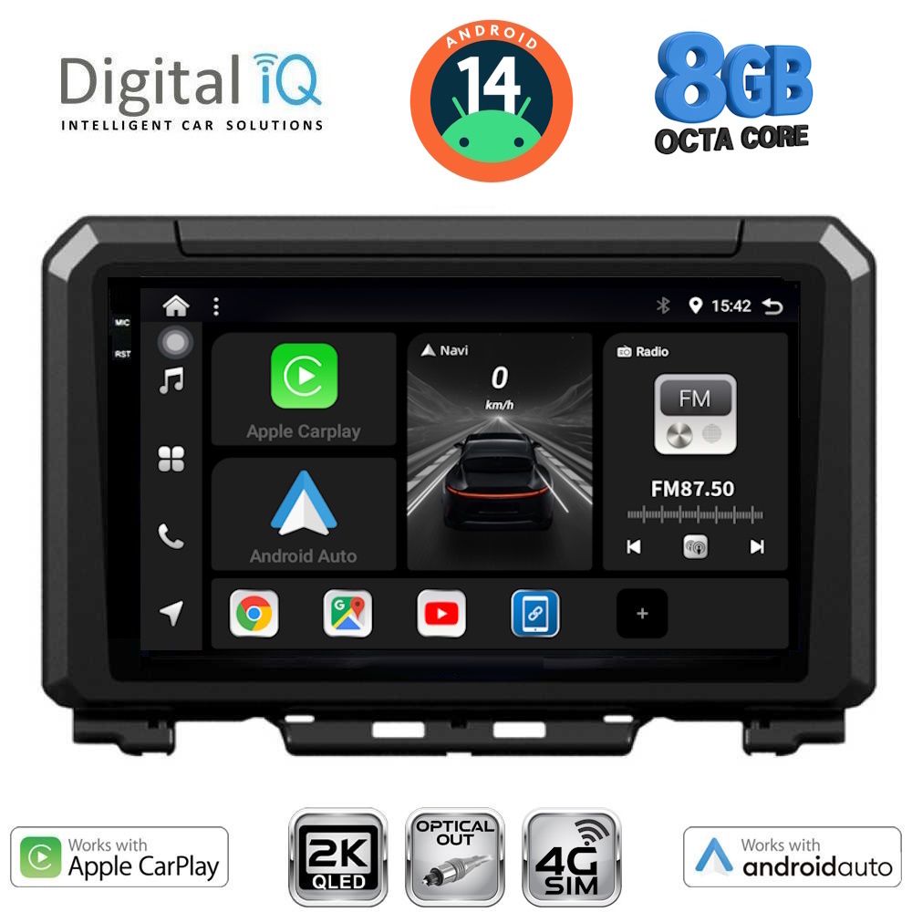 Βλησαρούλης Car Center - DIGITAL IQ BXK 20679_CPAA (9inc) MULTIMEDIA TABLET for SUZUKI JIMNY mod. 2017>