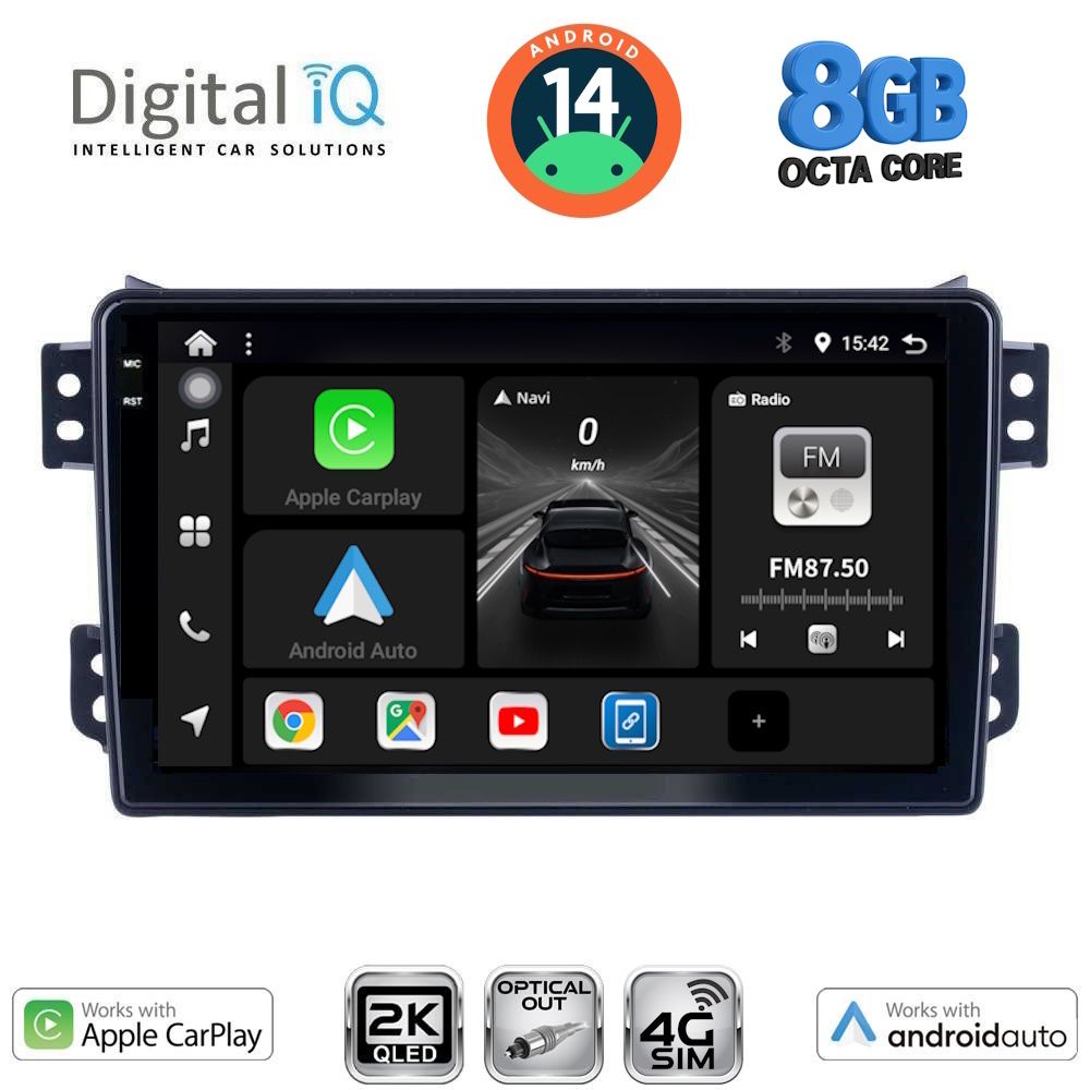 Βλησαρούλης Car Center - DIGITAL IQ BXK 20682_CPAA (9inc) MULTIMEDIA TABLET for OPEL AGILA - SUZUKI SPLASH mod. 2008>