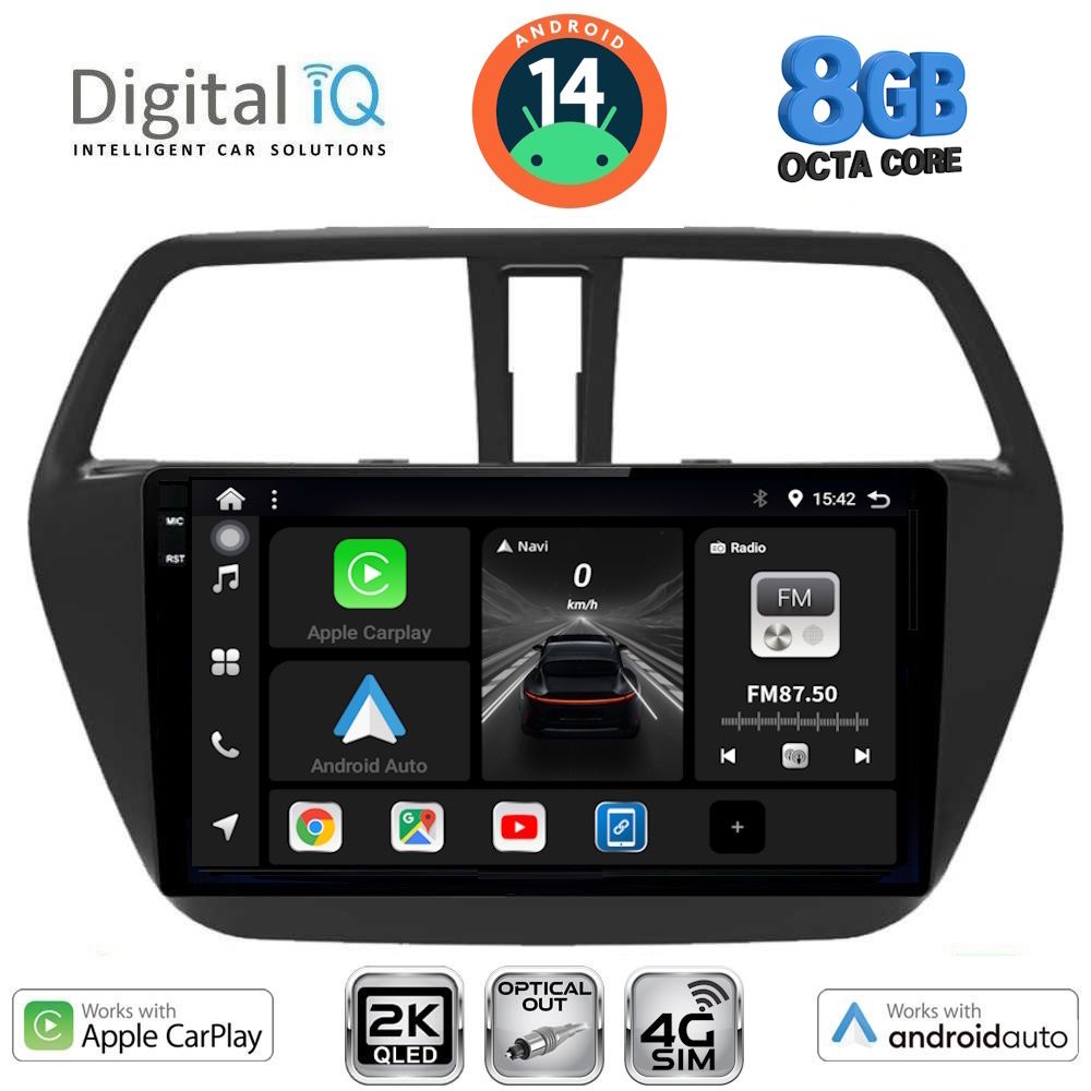 Βλησαρούλης Car Center - DIGITAL IQ BXK 20689_CPAA (9inc) MULTIMEDIA TABLET for SUZUKI Sx4 SCROSS mod. 2014>
