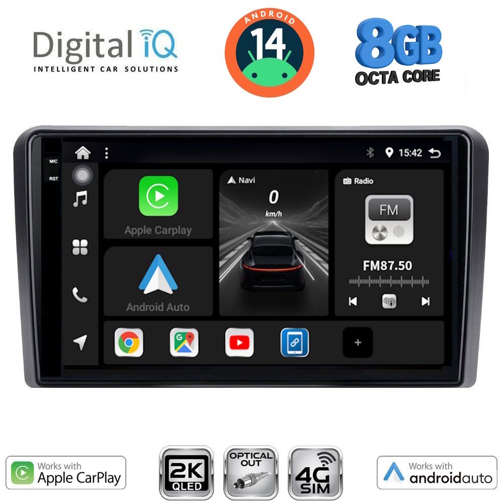 Βλησαρούλης Car Center - DIGITAL IQ BXK 20695_CPAA (9inc) MULTIMEDIA TABLET for για SUZUKI VITARA mod. 2000-2005