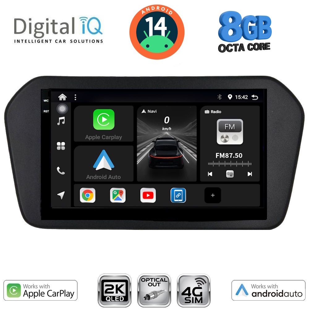 Βλησαρούλης Car Center - DIGITAL IQ BXK 20698_CPAA (9inc) MULTIMEDIA TABLET for SUZUKI VITARA mod. 2022>