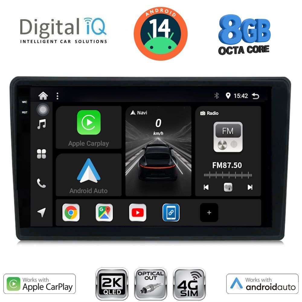 Βλησαρούλης Car Center - DIGITAL IQ BXK 20699_CPAA (10inc) MULTIMEDIA TABLET for TOYOTA AURIS mod. 2013-2015