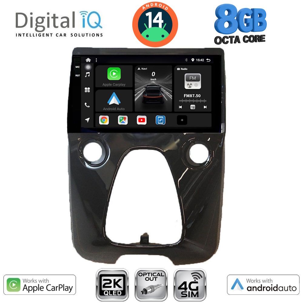 Βλησαρούλης Car Center - DIGITAL IQ BXK 20708_CPAA A/C (10inc) MULTIMEDIA TABLET for CITROEN C1-PEUGEOT 108-TOYOTA AYGO mod. 2014>