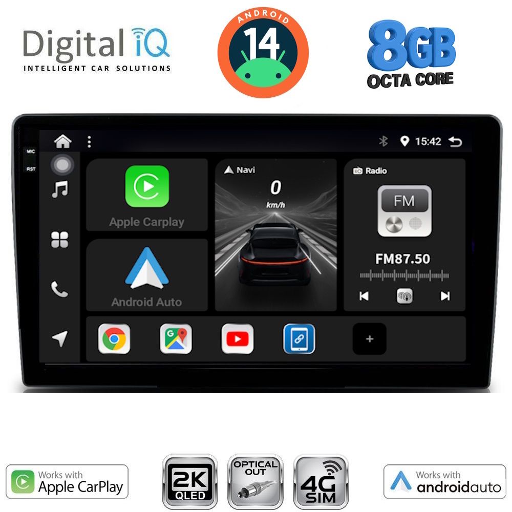 Βλησαρούλης Car Center - DIGITAL IQ BXK 20722_CPAA (9inc) MULTIMEDIA TABLET for TOYOTA LANDCRUISER mod. 1998-2003