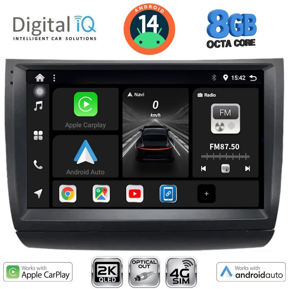 Βλησαρούλης Car Center - DIGITAL IQ BXK 20728_CPAA (9inc) MULTIMEDIA TABLET for TOYOTA PRIUS mod. 2003-2009