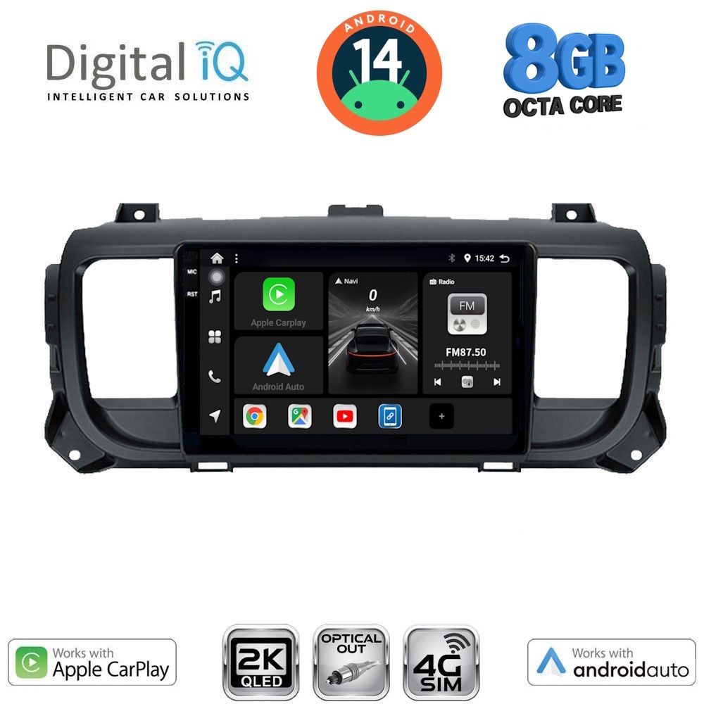 Βλησαρούλης Car Center - DIGITAL IQ BXK 20729_CPAA (9inc) MULTIMEDIA TABLET for CITROEN JUMPY-SPACETOURER – PEUGEOT EXPERT-TRAVELLER – TOYOTA PROACE mod.2016>