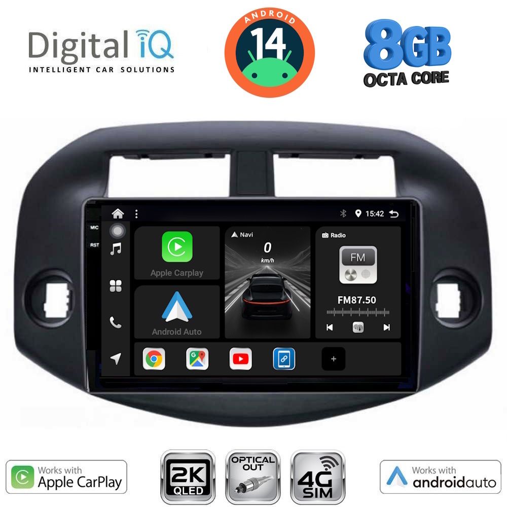 Βλησαρούλης Car Center - DIGITAL IQ BXK 20732_CPAA (10inc) MULTIMEDIA TABLET for TOYOTA RAV 4 mod. 2006-2012