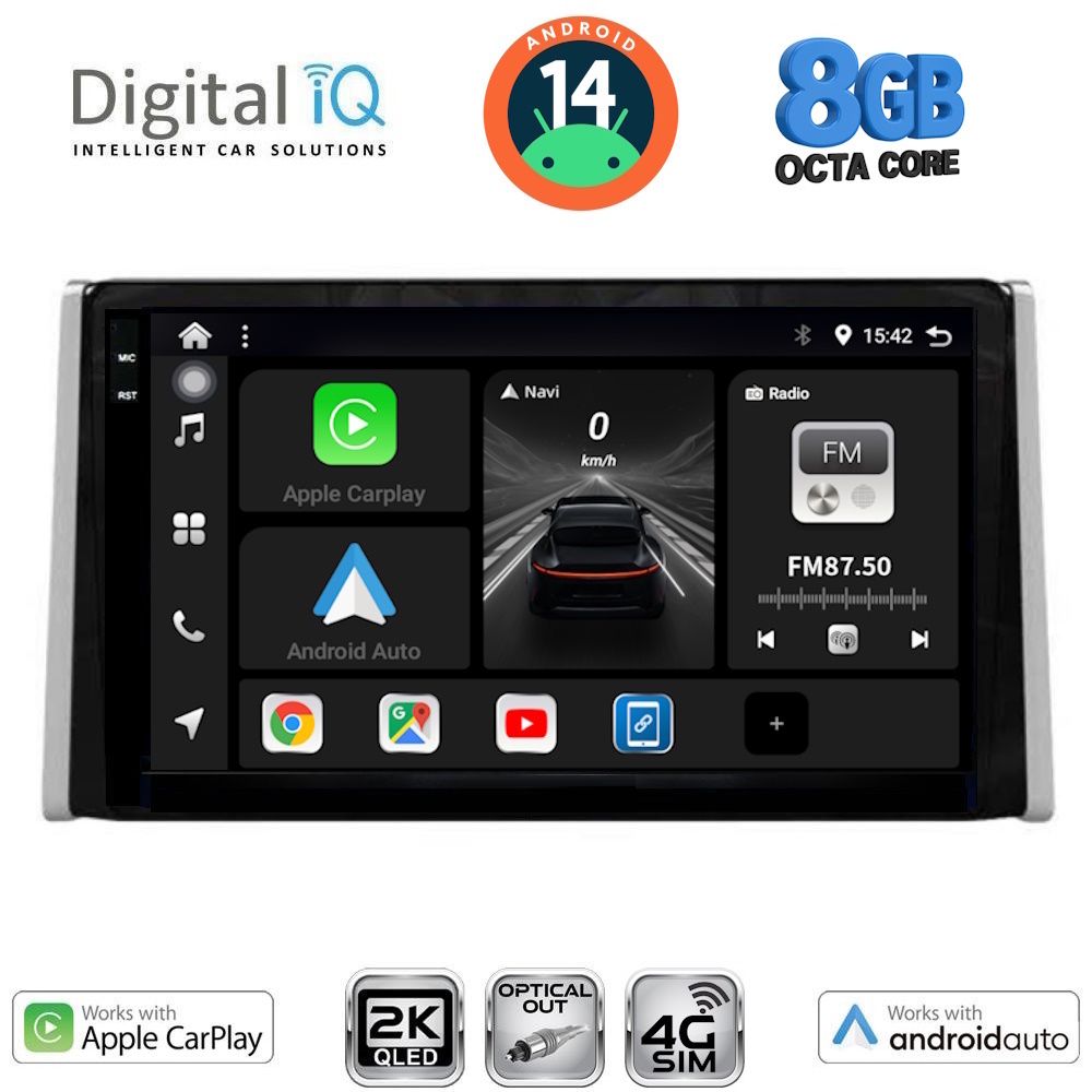 Βλησαρούλης Car Center - DIGITAL IQ BXK 20734_CPAA (10inc) MULTIMEDIA TABLET for TOYOTA RAV 4 mod. 2019>