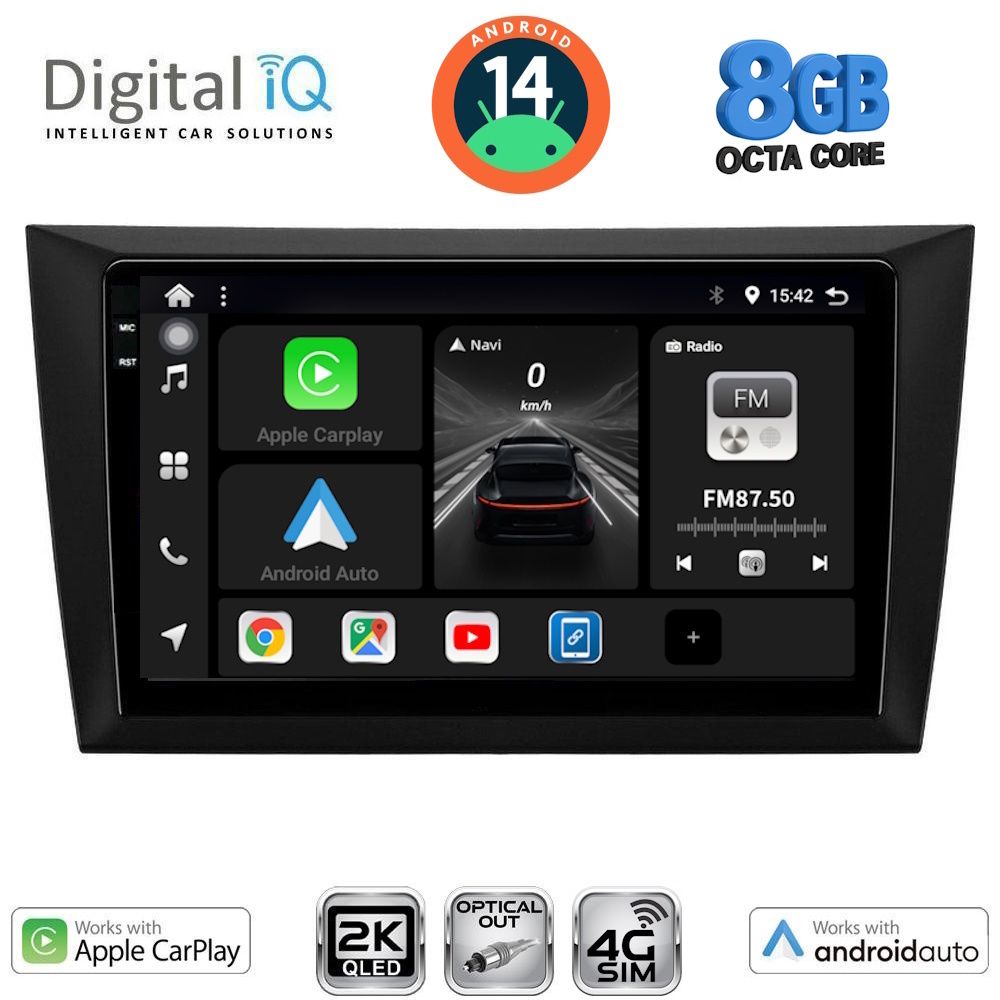 Βλησαρούλης Car Center - DIGITAL IQ BXK 20746_CPAA  (9inc) MULTIMEDIA TABLET for GOLF 6 mod. 2009-2012