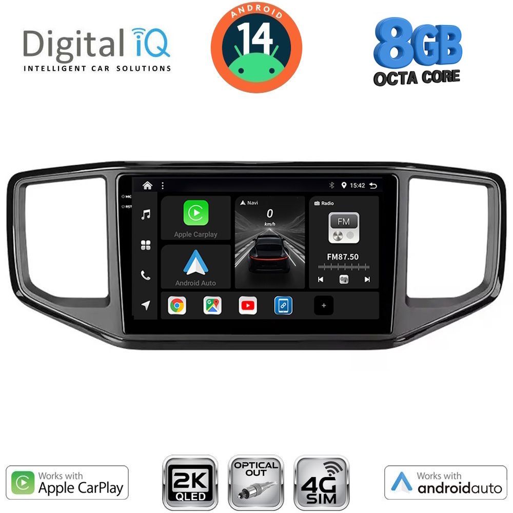 Βλησαρούλης Car Center - DIGITAL IQ BXK 20754_CPAA (9inc) MULTIMEDIA TABLET for VW AMAROK mod. 2017-2022