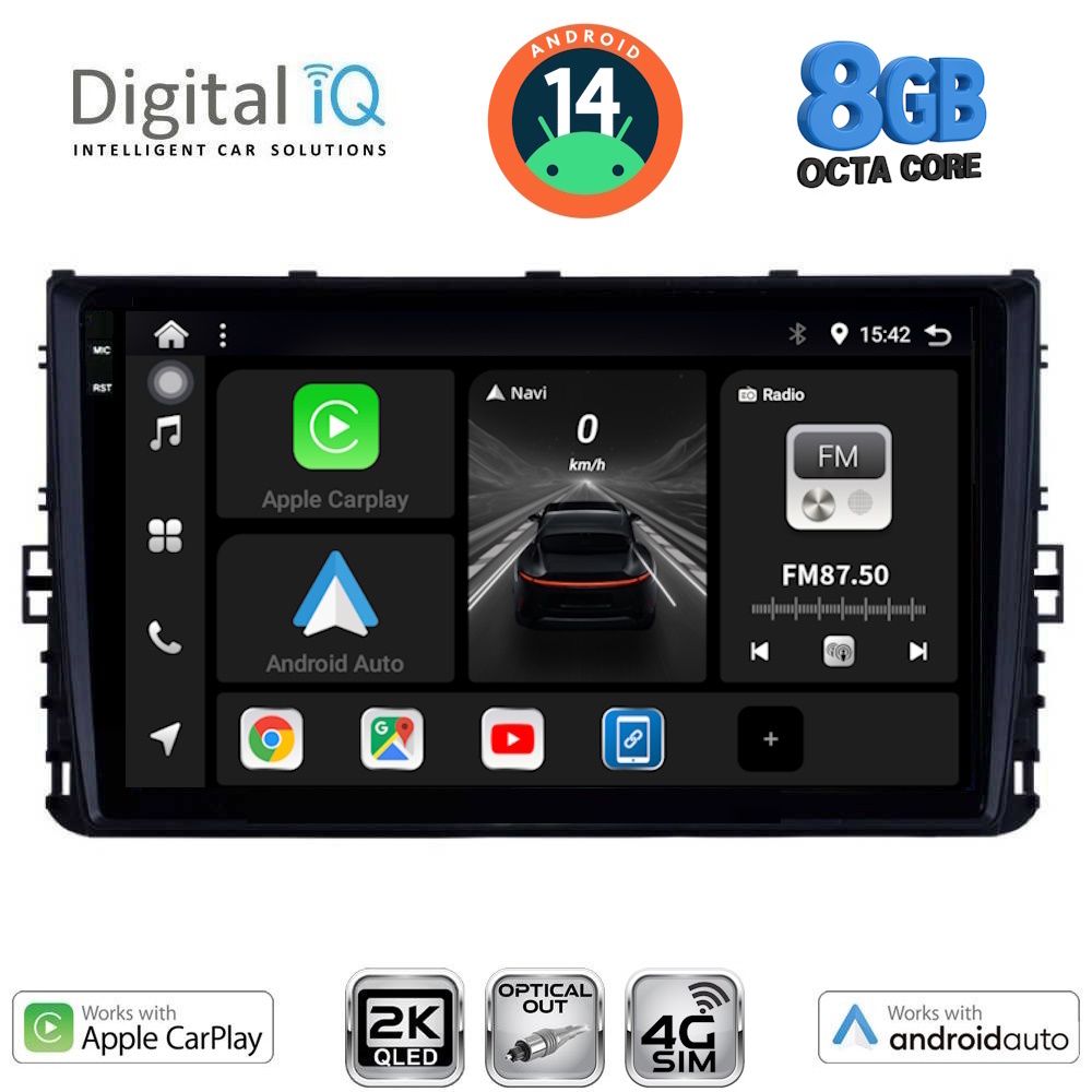 Βλησαρούλης Car Center - DIGITAL IQ BXK 20758_CPAA (9inc) MULTIMEDIA TABLET for VW POLO – TROC – TCROSS mod. 2017>