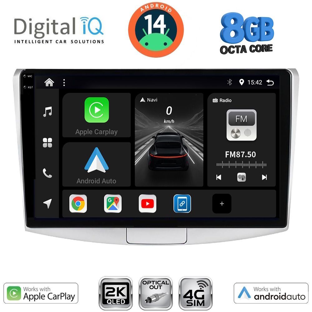 Βλησαρούλης Car Center - DIGITAL IQ BXK 20764_CPAA (10inc) MULTIMEDIA TABLET for VW PASSAT mod. 2010-2015