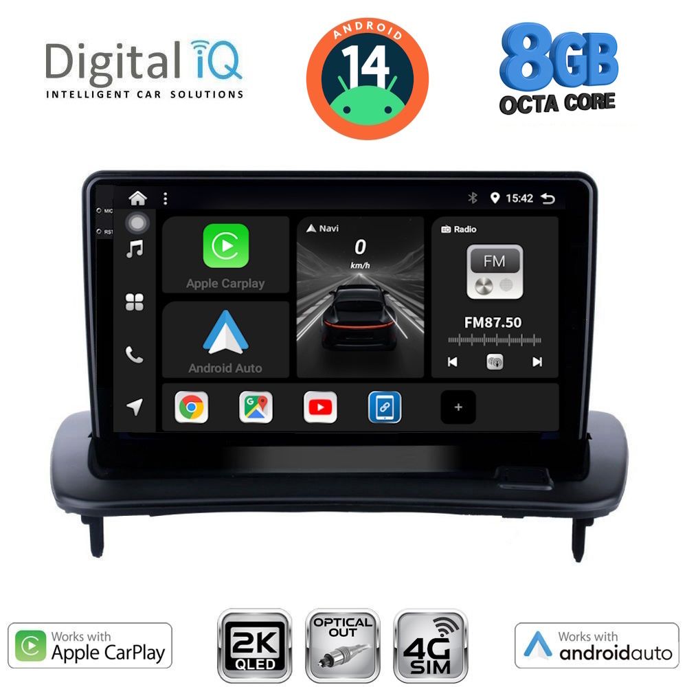 Βλησαρούλης Car Center - DIGITAL IQ BXK 20783_CPAA (9inc) MULTIMEDIA TABLET for VOLVO C30 - S40 mod. 2004-2013