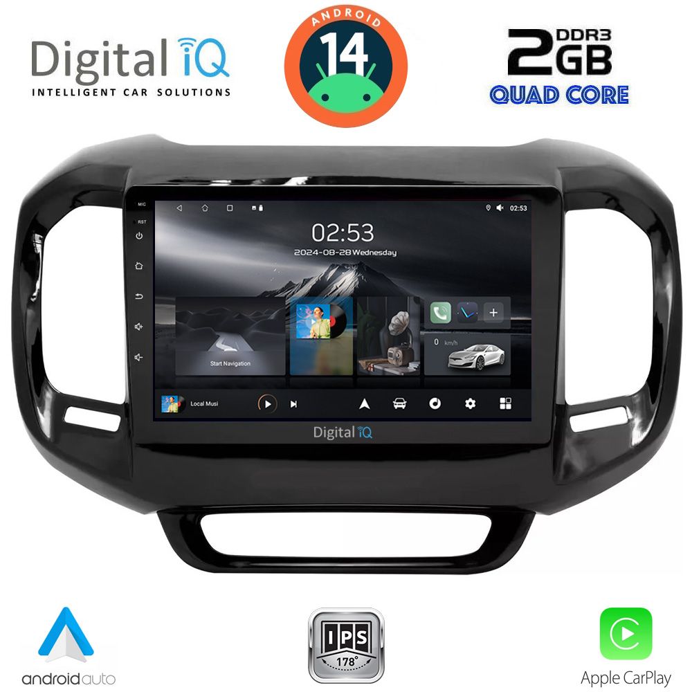 Βλησαρούλης Car Center - DIGITAL IQ RSB 1127_CPA (9inc) MULTIMEDIA TABLET for FIAT TORO mod. 2017>