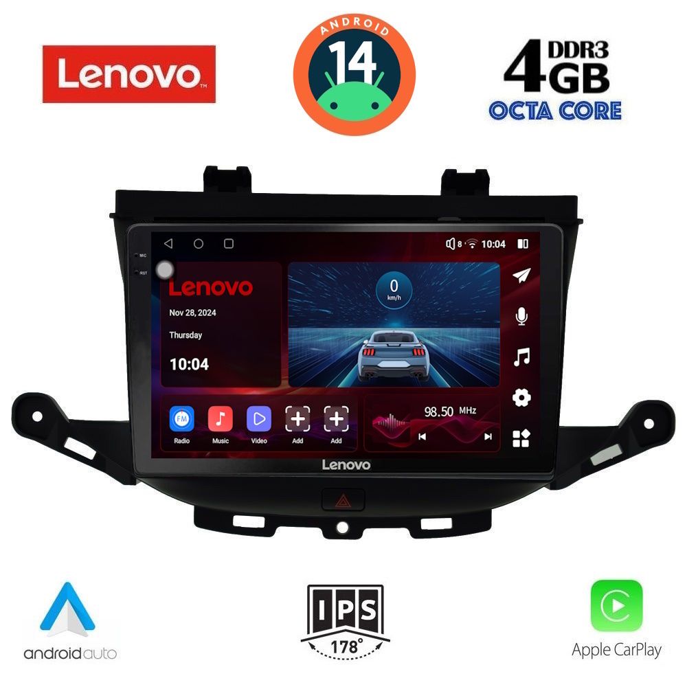 Βλησαρούλης Car Center - LENOVO SSV 8483_CPA (9inc) MULTIMEDIA TABLET for OPEL ASTRA K mod. 2015>