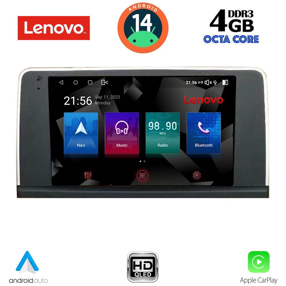Βλησαρούλης Car Center - LENOVO SSX 9060_CPA (9inc) (CCC) MULTIMEDIA TABLET for BMW X5 (E70) – X6 (E71) mod. 2009-2013