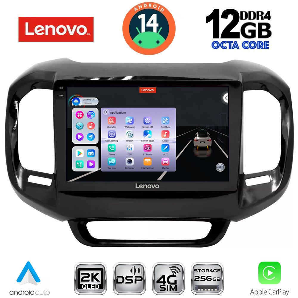 Βλησαρούλης Car Center - LENOVO SSZ 12127_CPA (9inc) MULTIMEDIA TABLET for FIAT TORO mod. 2017>