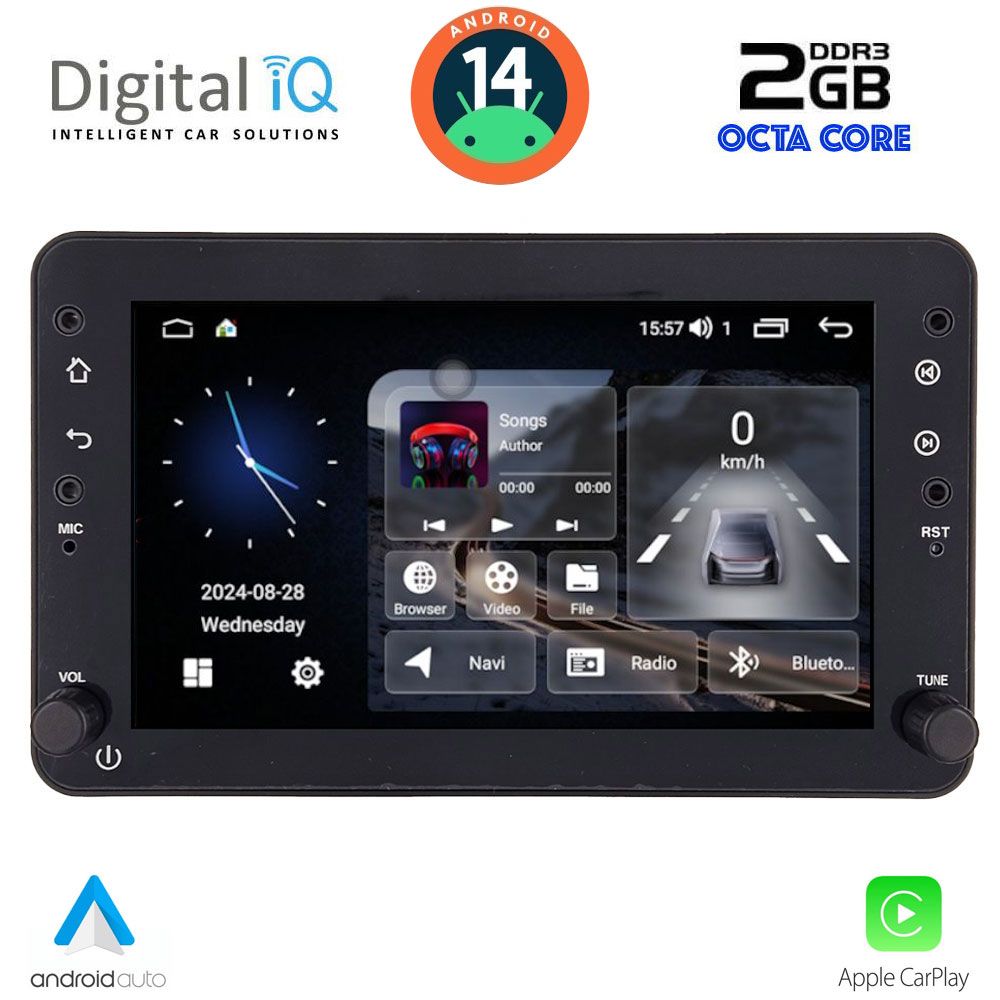 Βλησαρούλης Car Center - DIGITAL IQ BLF 359_CPA (7" DECK) MULTIMEDIA SYSTEM for ALFA ROMEO 159 – SPIDER – BRERA mod. 2004-2012