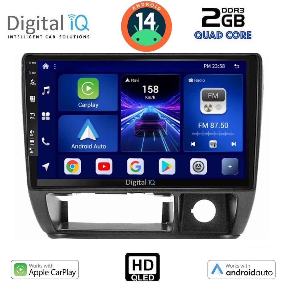 Βλησαρούλης Car Center - DIGITAL IQ BXC 3677_CPAA (9inc) MULTIMEDIA TABLET for SUZUKI JIMNY mod. 1998-2005