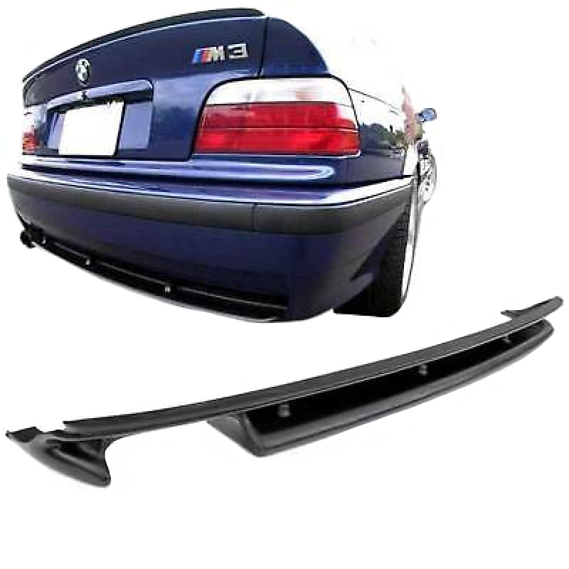 Βλησαρούλης Car Center - Diffuser Πίσω Προφυλακτήρα Για Bmw 3 E36 90-99 M3 Look (απλό προφυλακτήρα όχι M3) Από Abs Πλαστικό 1 Τεμάχιο