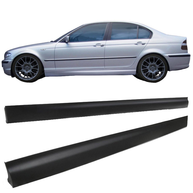 Βλησαρούλης Car Center - Πλαινά Μασπιέ Για Bmw 3 E46 99-06 Coupe, Cabrio, Sedan, Touring M3 Look Από Abs Πλαστικό 2 Τεμάχια