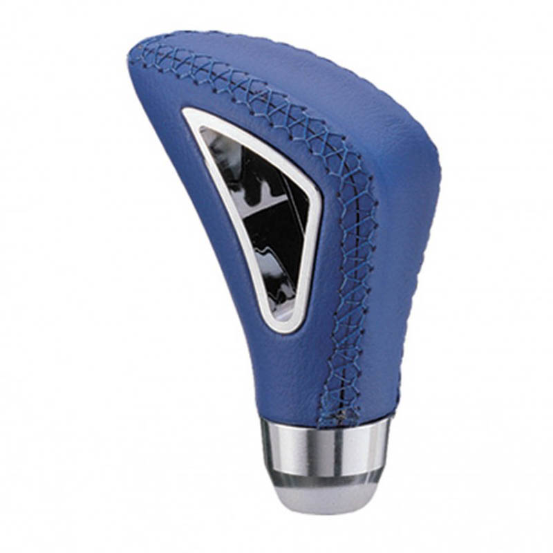 Βλησαρούλης Car Center - Πόμολο Λεβιέ Ταχυτήτων Universal Μπλε/Νίκελ Με Τρύπα Για Κανονική Όπισθεν 37002